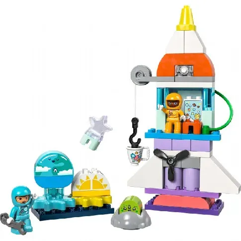 Bilde av best pris 3-i-1 Romfergeeventyr LEGO Duplo 10422 Byggeklosser