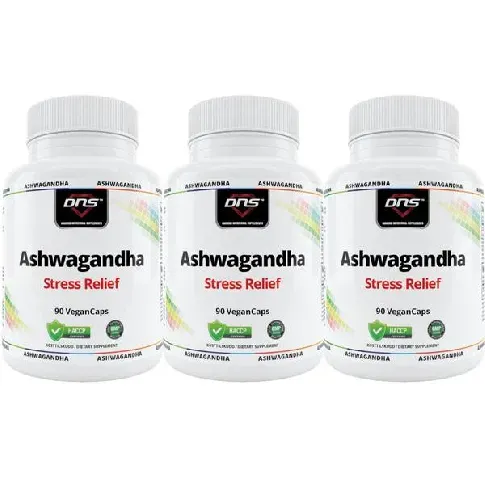 Bilde av best pris 3-pack Ashwagandha - 3 X 90 kapsler Helsekost - Søvn og stress dempende