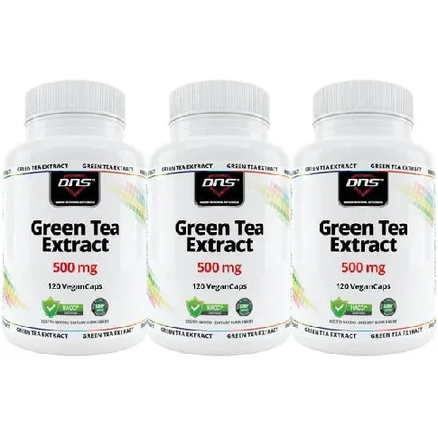 Bilde av best pris 3-pack Green Tea Extract - 3 x 120 kapsler Fettforbrenning