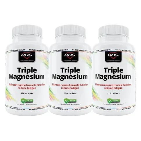 Bilde av best pris 3-pack Triple Magnesium - 3 x 120 tabletter Vitaminer/ZMA