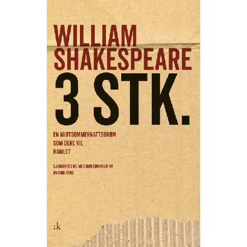 Bilde av best pris 3 stk. ; En midtsommernattsdrøm ; Som dere vil ; Hamlet - En bok av William Shakespeare
