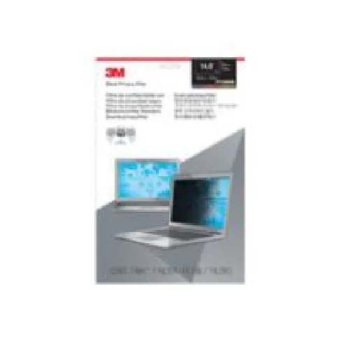 Bilde av best pris 3M personvernfilter for 14 Laptops 16:9 with COMPLY - Notebookpersonvernsfilter - 14 bredde - svart PC tilbehør - Skjermer og Tilbehør - Øvrig tilbehør