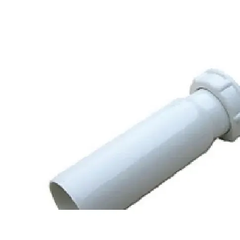 Bilde av best pris 40 mm x 1.1/4 Tilslutningsrør med gevind hvid Rørlegger artikler - Baderommet - Tilbehør for håndvask