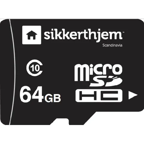 Bilde av best pris 64 GB micro-sd-kort klasse 10, for S6evo smartcam Backuptype - El