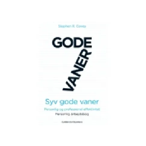 Bilde av best pris 7 gode vaner (arbejdsbog) | Stephen R. Covey | Språk: Dansk Bøker - Bedrifter