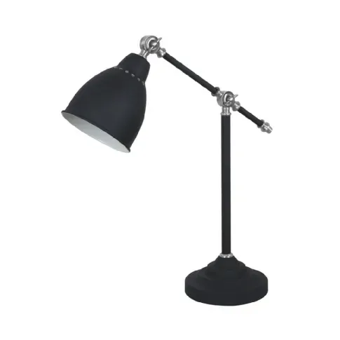 Bilde av best pris AIRAM SANSA bordlampe Svart / Sølv Bordlamper,Arbeidsbelysning,Belysning
