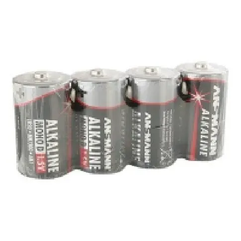 Bilde av best pris ANSMANN Mono D - Batteri 4 x LR20 - Alkalisk PC tilbehør - Ladere og batterier - Diverse batterier