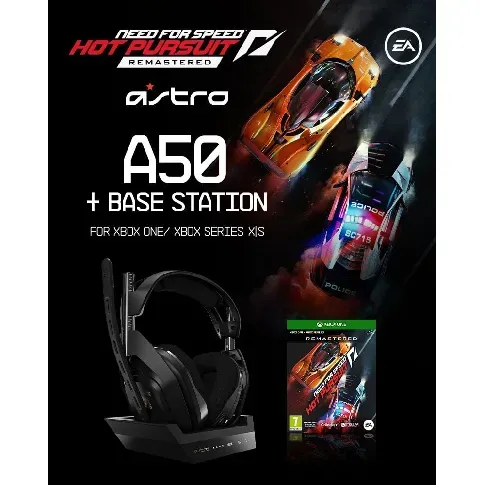 Bilde av best pris ASTRO A50 Wireless + Base Station for Xbox S,X/PC - GEN4&Need for Speed Hot Pursuit Remaster XB1 - Bundle - Elektronikk