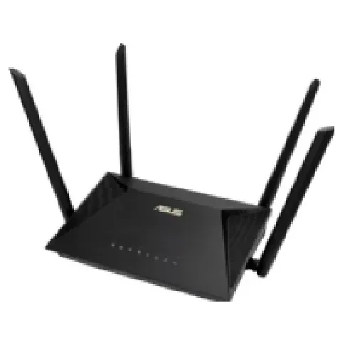 Bilde av best pris ASUS RT-AX1800U, Wi-Fi 6 (802.11ax), Dobbelbånd (2.4 GHz / 5 GHz), Ethernet/bredbåndsforbindelse, Sort, Frittstående router PC tilbehør - Nettverk - Trådløse rutere og AP