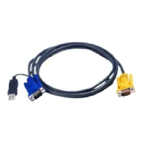 Bilde av best pris ATEN 2L-5206UP - Video- / USB-kabel - 15-pins SPHD (hann) til USB, HD-15 (VGA) (hann) - 6 m PC tilbehør - KVM og brytere - Tilbehør