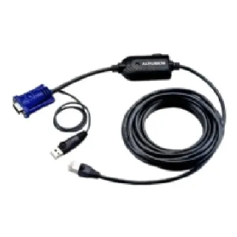 Bilde av best pris ATEN KA7970 USB KVM Adapter Cable (CPU Module) - Tastatur / video / musekabel (KVM) - RJ-45 (hann) til USB, HD-15 (VGA) (hann) PC tilbehør - KVM og brytere - Tilbehør