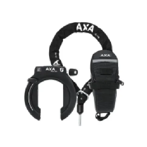 Bilde av best pris AXA Block XXL set Ring lock Varefakta, SBSC, Approved in:Denmark, Sweden, Black, Key, anti drilling cylinder, Ø60 mm, For frame mounting, Sykling - Sykkelutstyr - Sykkellås
