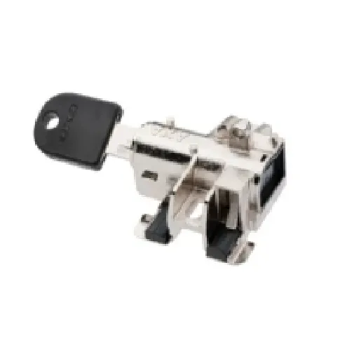 Bilde av best pris AXA Bosch bes. 2, tube/frame Battery lock Black, Key, anti drilling cylinder, hardened steel bracket and lock Sykling - Sykkelutstyr - Sykkellås