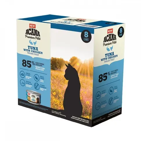 Bilde av best pris Acana Cat Adult Premium Paté Tuna & Chicken 8x85 g Katt - Kattemat - Våtfôr