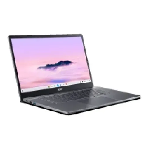 Bilde av best pris Acer Chromebook Plus 515 CBE595-1 - Intel Core i3 - 1215U / inntil 4.4 GHz - Chrome OS - UHD Graphics - 16 GB RAM - 256 GB SSD - 15.6 IPS 1920 x 1080 (Full HD) - Wi-Fi 6E - stålgrå - kbd: Nordisk PC & Nettbrett - Bærbar