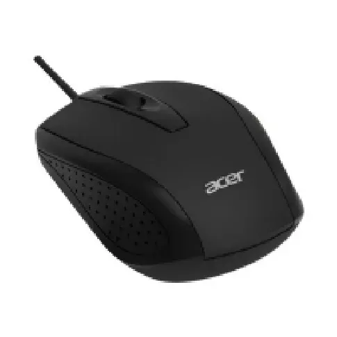 Bilde av best pris Acer - Mus - 3 knapper - kablet - USB - svart - løsvekt PC tilbehør - Øvrige datakomponenter - Reservedeler