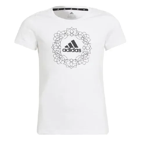 Bilde av best pris Adidas Girl GFX Tee 1 T-skjorte Hvit - Barneklær
