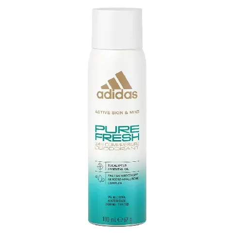 Bilde av best pris Adidas Pure Fresh 24H Compressed Deodorant 100ml Dufter - Dame - Deodorant