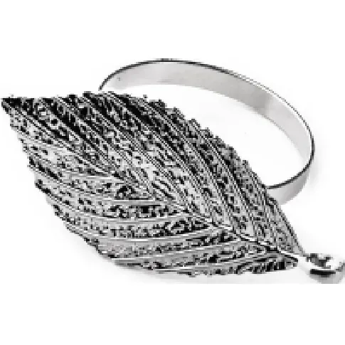 Bilde av best pris Affek Design ADRIANNE Napkin holder silver leaf 4.5x7x4cm Catering - Duker & servietter - Bordduker