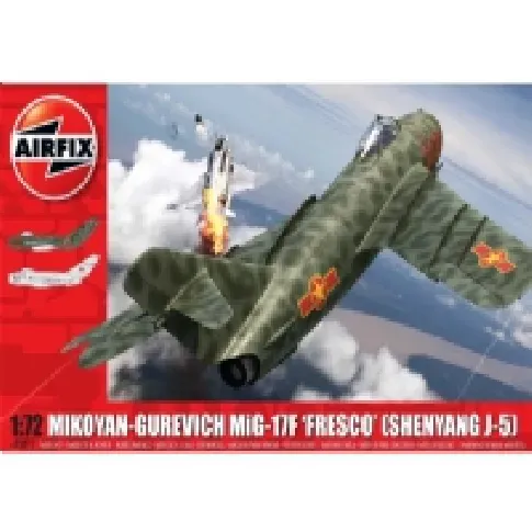 Bilde av best pris Airfix A03091, Flymodell med fastvinge, Monteringssett, 1:72, MiG-17F ''Fresco'', Alle kjønn, Plast Hobby - Modellbygging - Diverse