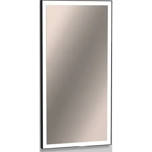 Bilde av best pris Alape speil med lys, dimbar, 50x100 cm, sort Baderom > Innredningen
