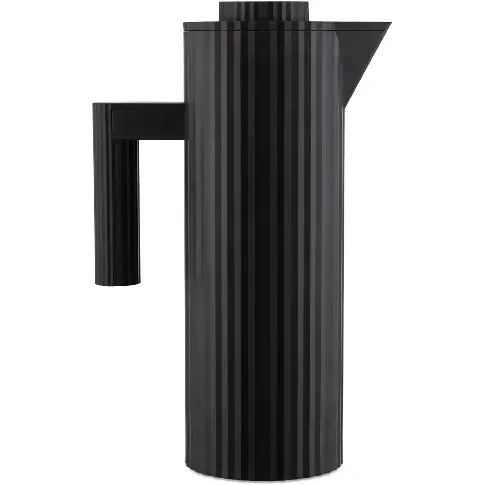 Bilde av best pris Alessi Plissé termokanne 1 liter, svart Termokanne
