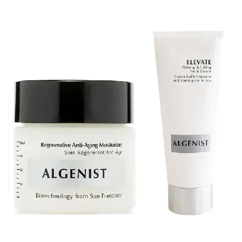 Bilde av best pris Algenist - Regenerative Anti-Aging Moisturizer 60 ml + Algenist - Elevate Firming&Lifting Neck Cream 60 ml - Skjønnhet