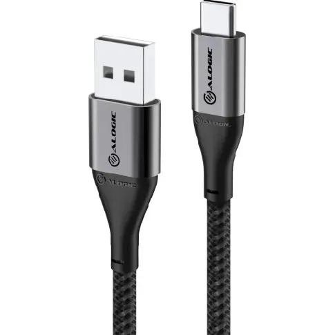 Bilde av best pris Alogic ladekabel USB-A til USB-C, grå, 1,5 meter Hus &amp; hage > SmartHome &amp; elektronikk