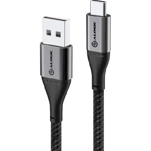 Bilde av best pris Alogic ladekabel USB-A til USB-C, grå, 3 meter Hus &amp; hage > SmartHome &amp; elektronikk