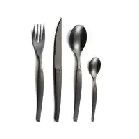Bilde av best pris Amefa JET - 16-pc cutlery set in craft box - stonewash black PVD Kjøkkenutstyr - Bestikk