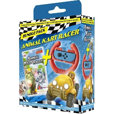 Bilde av best pris Animal Kart Racer Bundle (Code in a box) - Videospill og konsoller