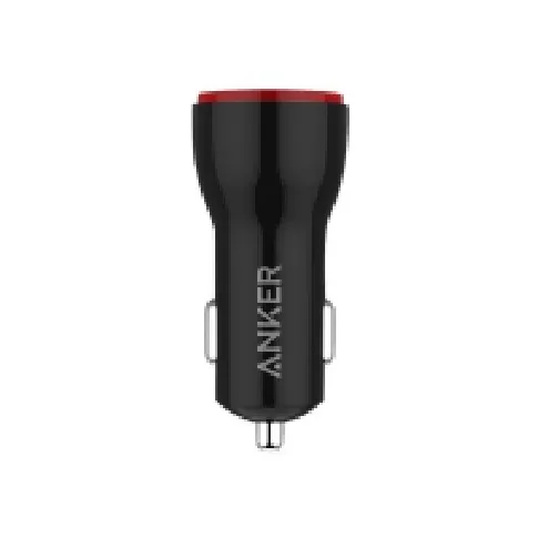 Bilde av best pris Anker PowerDrive 2 - Bilstrømadapter - 24 watt - 4.8 A - IQ - 2 utgangskontakter (USB) - svart Tele & GPS - Batteri & Ladere - Billader