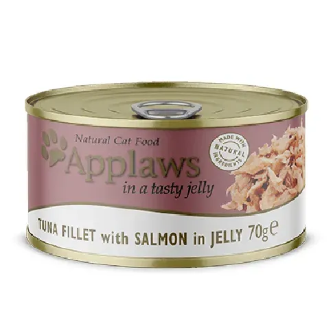 Bilde av best pris Applaws - 12 x Wet Cat Food in Jelly 70 g - Tuna-salmon - Kjæledyr og utstyr