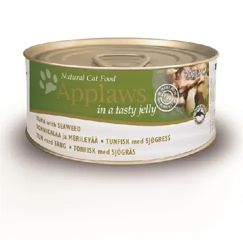 Bilde av best pris Applaws - 12 x Wet Cat Food in Jelly 70 g - Tuna&seaweed - Kjæledyr og utstyr