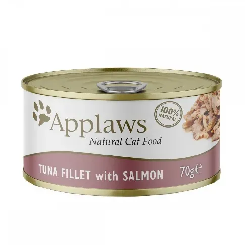 Bilde av best pris Applaws Tuna Fillet with Salmon 70 g Katt - Kattemat - Våtfôr