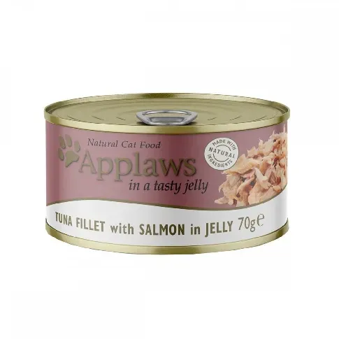 Bilde av best pris Applaws Tuna Fillet with Salmon in Jelly 70 g Katt - Kattemat - Våtfôr