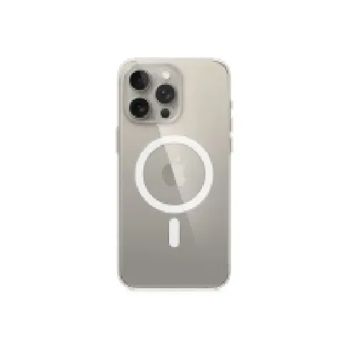 Bilde av best pris Apple - Baksidedeksel for mobiltelefon - MagSafe-samsvar - polykarbonat - blank - for iPhone 15 Pro Max Tele & GPS - Mobilt tilbehør - Deksler og vesker