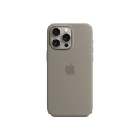 Bilde av best pris Apple - Baksidedeksel for mobiltelefon - MagSafe-samsvar - silikon - leire - for iPhone 15 Pro Max Tele & GPS - Mobilt tilbehør - Deksler og vesker
