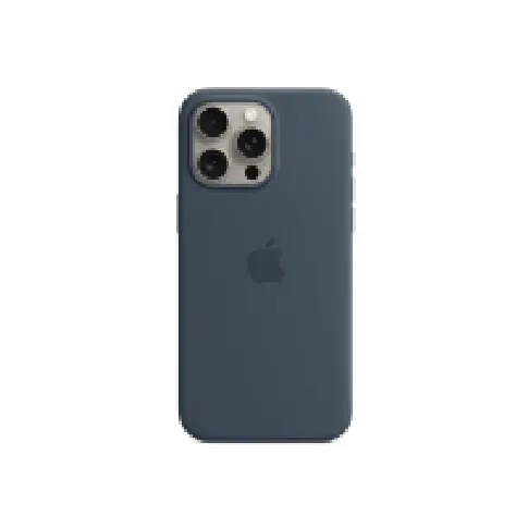 Bilde av best pris Apple - Baksidedeksel for mobiltelefon - MagSafe-samsvar - silikon - stormblå - for iPhone 15 Pro Max Tele & GPS - Mobilt tilbehør - Deksler og vesker