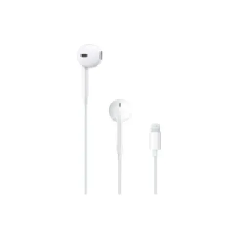 Bilde av best pris Apple EarPods - Ørepropper med mikrofon - ørepropp - kablet - Lightning - for iPad/iPhone/iPod (Lightning) TV, Lyd & Bilde - Hodetelefoner & Mikrofoner