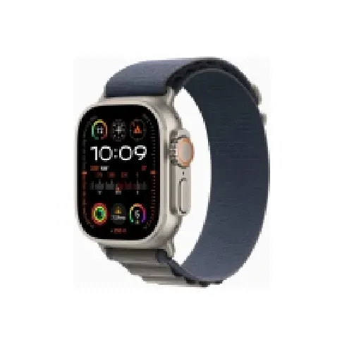 Bilde av best pris Apple Watch Ultra 2 - 49 mm - titan - smartklokke med Alpine Loop - tekstil - blå - båndbredde: M - 64 GB - Wi-Fi, LTE, UWB, Bluetooth - 4G - 61.4 g Sport & Trening - Pulsklokker og Smartklokker - Smartklokker
