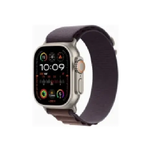 Bilde av best pris Apple Watch Ultra 2 - 49 mm - titan - smartklokke med Alpine Loop - tekstil - indigo - båndbredde: M - 64 GB - Wi-Fi, LTE, UWB, Bluetooth - 4G - 61.4 g Sport & Trening - Pulsklokker og Smartklokker - Smartklokker