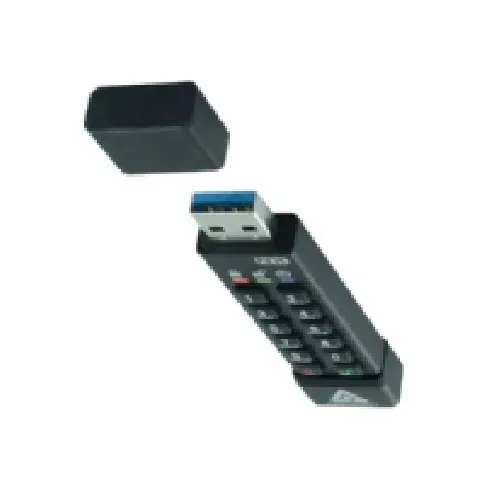 Bilde av best pris Apricorn Aegis Secure Key 3NX - USB-flashstasjon - kryptert - 4 GB - USB 3.1 Gen 1 - FIPS 140-2 Level 3 PC-Komponenter - Harddisk og lagring - USB-lagring