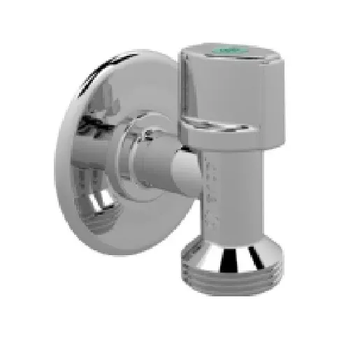 Bilde av best pris Arco angle valve L-94, washing machine, anti-limescale 1/2 M x 3/4 M, with rosette, NOVA knob made of ABS [100] Rørlegger artikler - Oppvarming - Tilbehør