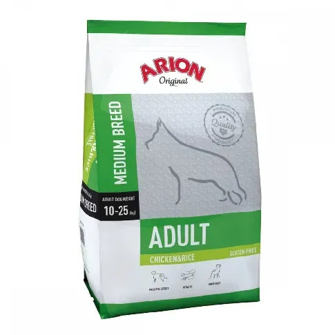 Bilde av best pris Arion Dog Adult Medium Breed Chicken & Rice (12 kg) Hund - Hundemat - Tørrfôr
