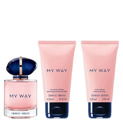 Bilde av best pris Armani My Way Eau De Parfum Holiday Set 2023 50ml + Shower Gel 50 Hudpleie - Kroppspleie - Bodylotion