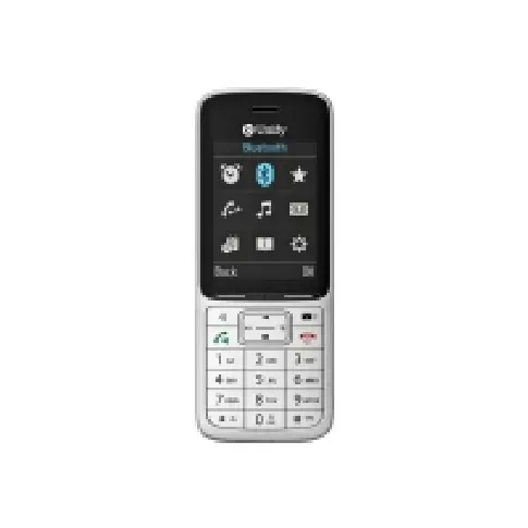 Bilde av best pris Atos Unify SL6 - Trådløst ekstra håndsett - med Bluetooth-grensesnitt med anrops-ID - DECT - sølv Tele & GPS - Tilbehør fastnett - Hodesett / Håndfri