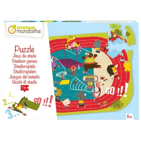 Bilde av best pris Avenue Mandarine - Educational puzzle, Stadium games, 76 pc - Leker