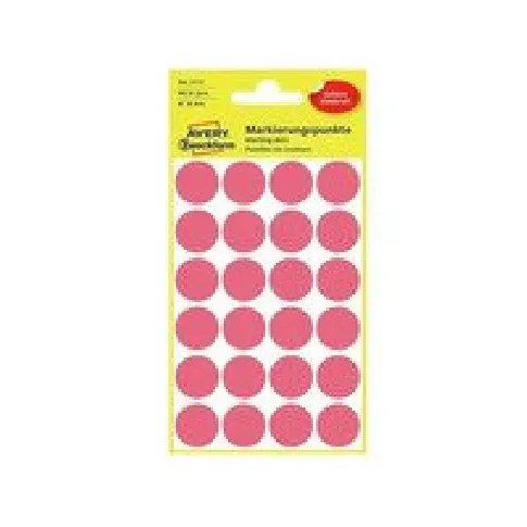 Bilde av best pris Avery Zweckform - Fargekodeprikk - 1,8 cm-diameter - rød (en pakke 96) Papir & Emballasje - Etiketter - Manuel farget