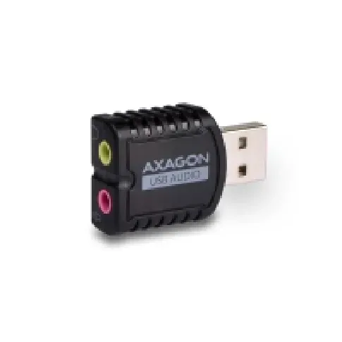 Bilde av best pris Axagon ADA-10, 16 bit, 93 dB, 83 dB, 16-bit/48kHz, 16-bit/48kHz, USB PC-Komponenter - Lydkort